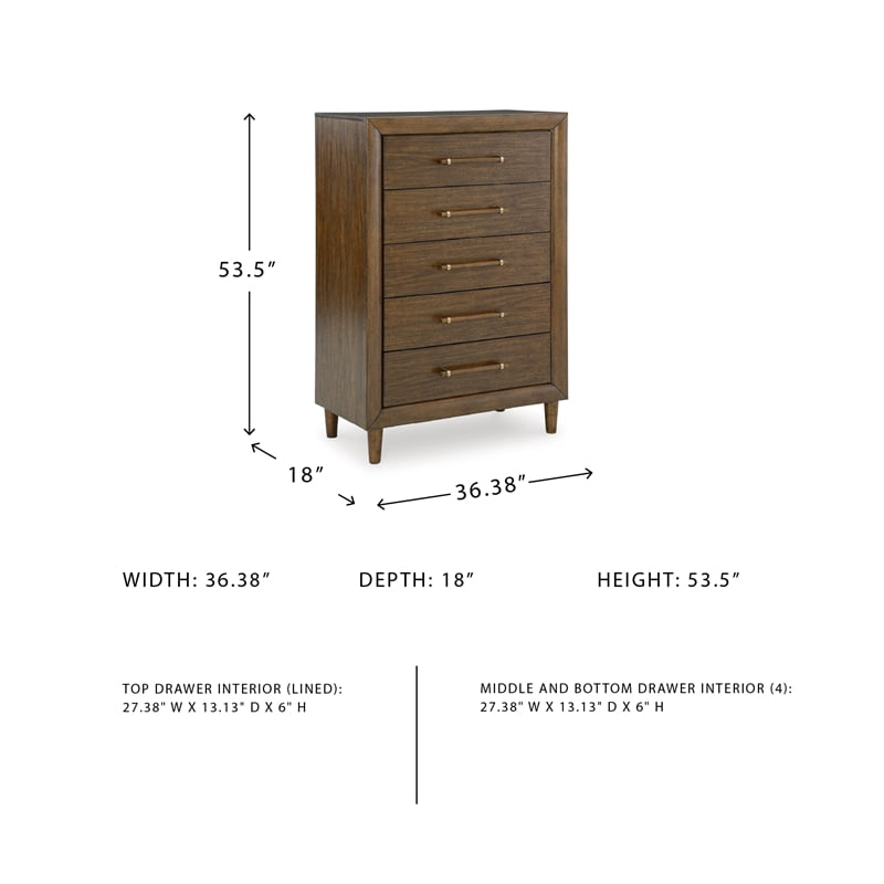 Ashley Furniture Lyncott Brown Chest of Drawers