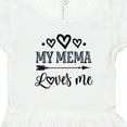 thumbnail image 4 of Inktastic My Mema Loves Me Girls Girls Toddler Dress, 4 of 5