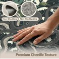 thumbnail image 6 of ODIKA 5'x7' Washable Area Rug Non-Slip, Chair-Friendly Rum Maritime Doormat Crushing Towers Stormy Ocean Waves Border for Dining Room, Under Table, Home Office, 6 of 7