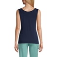 thumbnail image 2 of Lands' End Women's Petite Cotton Tank Top, 2 of 6