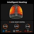 thumbnail image 3 of ARRIS Electric Winter Heated Beanie Hat with 7.4V Rechargeable Battery Unisex Men Women, 3 of 7