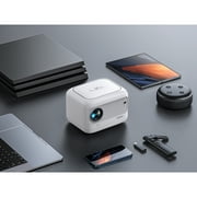 YABER Mini Projector with 5G WiFi & Bluetooth 5.2, Native 1080P Portable Outdoor Projector with Electric Focus, ±40° Keystone Correction, Home Theater Projector for Phone, TV Stick, Laptop, PS5