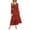 Orange, variant on Riforla Women Casual Solid Maxi Dress V Neck Large Swing Dress Belt Long Sleeve Long Wedding Party Dresses Black S