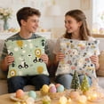thumbnail image 6 of HoliHive Easter Pillow Covers 18"x18" Set of 4, Easter Couch Throw Pillow Covers Bunny Decorations for Sofa, Indoor, Outdoor, Decorative Spring Easter Decor for Home, 6 of 7