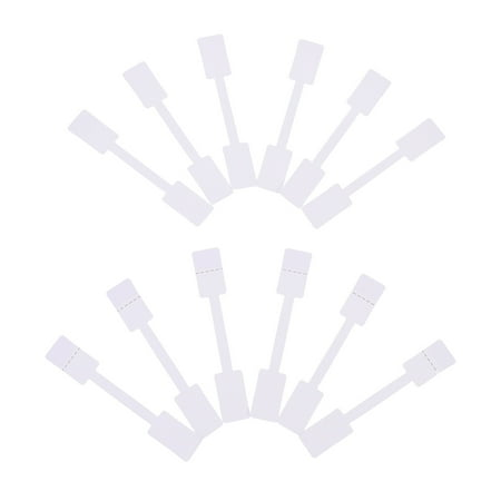 200pcs Blank Ring Price Label Tags Display Labels Jewelry Square Paper Labels