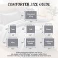 thumbnail image 6 of Dhole 7-Piece Bed in Bag - Queen Size Striped Comforter Sets, Pillowcases & Sheet Collection for Cozy Bedding Sets - Gray, 6 of 10