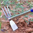 thumbnail image 3 of Durable Double Head Mini Hoe Portable Digging Tool Stainless Steel Garden Hoe -, 3 of 3