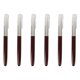 thumbnail image 1 of 6X HERO 616 Pluma con Capucha y Portaplumas de Rojo Oscuro Vintage, 1 of 4