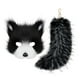 thumbnail image 1 of Llavero de peluche Fernando con cola y Máscara de Therian negro y y 25 cm, 1 of 8