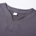 thumbnail image 5 of TIANZEN 2026 Summer Men's Casual Solid Color Long Sleeved V Neck T Shirt For Outerwear 3xlt Shirts for Men Big And Tall, 5 of 8