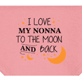 thumbnail image 3 of Inktastic I Love My Nonna to the Moon and Back Baby Bandana Bib, 3 of 4