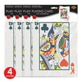 thumbnail image 2 of Beistle 4-Pack 3-D Playing Card Centerpieces, Table Decorations for Casino Themed Parties & Gatherings, Game Night Decorations with Poker Cards, 12”, 2 of 3