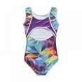thumbnail image 4 of Girls Leotards Dance Wear Cute Geometric Figure Gymnastics One-Piece for Kids 3-14Y, 4 of 10