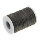 thumbnail image 3 of 1 rollo de poliéster negro para coser fuerte hilo encerado línea de cuero artesanía a mano gris Sunnimix Hilo trenzado de poliéster encerado, 3 of 8