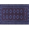 thumbnail image 1 of Ahgly Company Machine Washable Indoor Rectangle Persian Blue Traditional Area Rugs, 8' x 10', 1 of 4