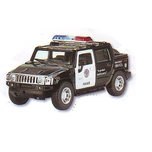 Coche fundido a presión Schylling 2005 Police Hummer H2 DCPH a escala 1:43