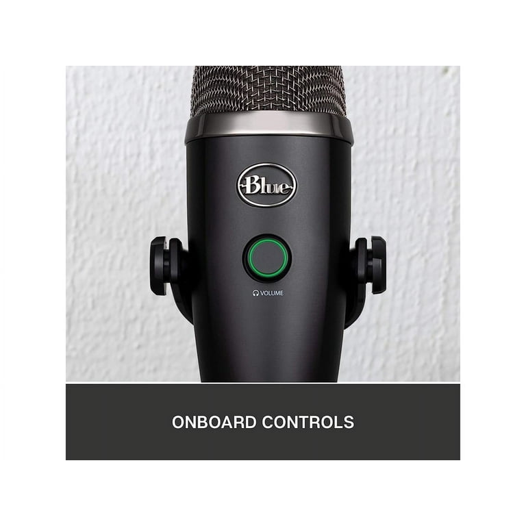 Blue Yeti Nano USB Condenser Microphone - Gray; for Recording, Streaming,  Gaming, and Podcasting; Blue VO!CE Effects; - Micro Center