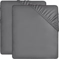 thumbnail image 1 of Microfiber Fitted Sheet, 180x200cm with 28 cm Deep Pocket, 1 of 5