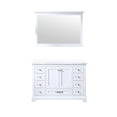 thumbnail image 3 of Dukes 48 in. W x 22 in. D White Single Bath Vanity, Cultured Marble Top, and 46 in. Mirror, 3 of 10