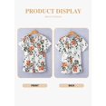 thumbnail image 4 of Blusa Eytino para mujer, talla grande, bohemio, floral, cuello en V, 3 veces, blanca, 4 of 7
