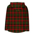 thumbnail image 4 of Moxiu Men's Flannel Hoodie Shirts 2025 Lightweight Casual Button Down Lined Plaid Shirt Jackets for Men Long Sleeve Hooded Coats with Pocket Red,S, 4 of 5
