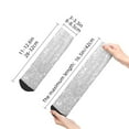 thumbnail image 5 of Bingfone Silver Glitter Design Patterned Men'S Women'S Casual Cotton Socks, 5 of 9