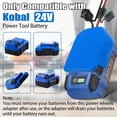 thumbnail image 2 of 2pcs Power Wheels Adapter for Ko*balt 24V Battery, Power Station Conversion Kit with Fuses, Terminals, 14AWG Wire, Converter for Rc Car Toys, Robotics, Rc Truck, 2 of 7