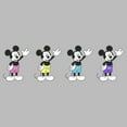 thumbnail image 2 of Men's Mickey & Friends Neon Wave Graphic Tee Athletic Heather 4X Large, 2 of 5