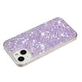 thumbnail image 5 of For iPhone 14 Plus Case,Cute Glitter Bling Twinkle Stardust with Drop Protection Shockproof Soft TPU Slim Flexible Phone Case Girls/Women Protective case for iPhone 14 Plus,Anti Scratch,Purple, 5 of 6