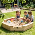 thumbnail image 4 of Plum® Treasure Beach Wooden Sandpit - Natural, 4 of 5