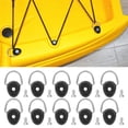 thumbnail image 3 of Fosa Canoe Accessory,D Buckle,10Set D Buckle Tie Down Ring Backrest Accessory with Screw for Canoe Kayak, 3 of 8