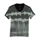 thumbnail image 2 of bar III - Camiseta gráfica para hombre con rayas manchadas, color negro, pequeña bar III Camiseta gráfica, 2 of 2