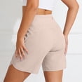 thumbnail image 5 of Women's Active 7 Inseam Athletic Long Running High Wasistband Shorts, Fast-Drying Lightweight Shorts with Pocket, 5 of 5