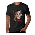 thumbnail image 1 of T-shirt Homme Ren & Stimpy Adulte Dessin Animé Noir Rétro Graphique Tee avec Ren, 1 of 5