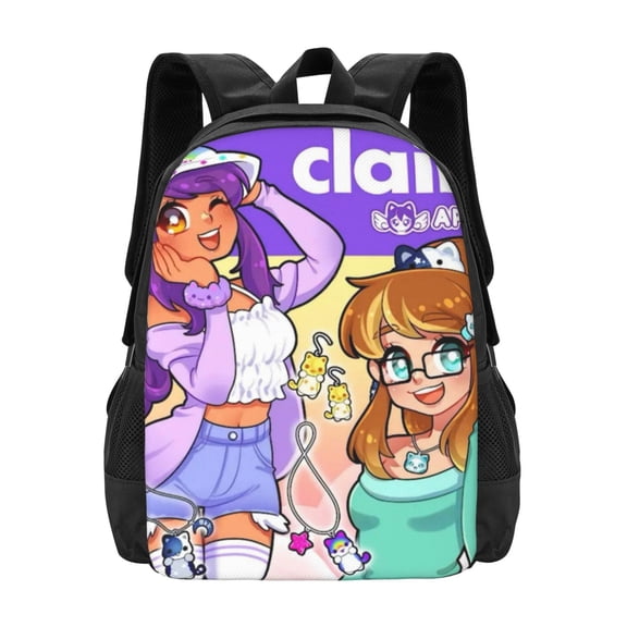 Aphmau Backpack Laptop Backpack for Teen Women men 16.5 Inch Casual Daypack