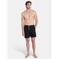 thumbnail image 2 of Laguna Men's Peached Volley Swim Trunks with Brief Liner, 7" Inseam, Sizes M-2XL, 2 of 5