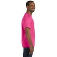 thumbnail image 3 of Hanes Men's 3 Pack Authentic 6 Oz Cotton Crewneck Wow Pink T-Shirt, Size M, 3 of 3