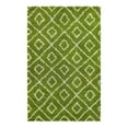 thumbnail image 3 of Unique Loom Trellis Shag Collection Area Rug - Ruth (5' 3" x 8' Rectangle Green/Ivory), 3 of 11