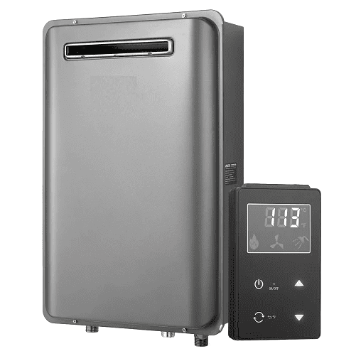 5.3 Gallon High Capacity 120,000 BTU Outdoor Propane Tankless Hot Water Heater JSW38-20L-B