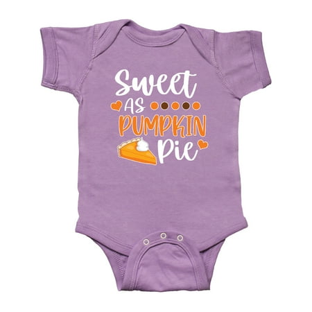 

Inktastic Thanksgiving Sweet as Pumpkin Pie Gift Baby Boy or Baby Girl Bodysuit