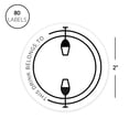 thumbnail image 5 of Koyal Wholesale Round Vinyl Drink Stickers, This Drink Belongs To, Minimal Double Wine Glass, Blank Drink Labels 80-Pack, 5 of 5