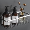 thumbnail image 3 of Cesta de Ducha Esquinera de Acero Inoxidable para Baño, Organizador de Ducha, Montaje en Pared, Resistente A la Corrosión., 3 of 5