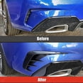 thumbnail image 4 of Gloss Rear Bumper Canards Vent M-PACK Side Splitter for BMW 3 Series G20 320e 330e 318i 320i 325i 330i 340i 2019-2022, 4 of 5