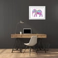 thumbnail image 3 of Varacek, Pam 24x20 White Modern Wood Framed Museum Art Print Titled - Colorpoly Elly Vibe, 3 of 4