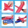 thumbnail image 6 of 3 Pack Kids Foam Glider Planes with Starter, Outdoor Flying Toys, Safe Soft Airplane Play Set - Birthday Gifts for Boys Girls Ages 4 and Up, 6 of 9