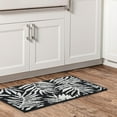 thumbnail image 4 of Mainstays Jacquard High Low Loop Kitchen Mat 18"x 27" Rich Black & Arctic White, 4 of 9