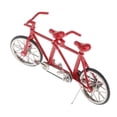 thumbnail image 4 of 1/16 Tandem Model, Alloy Bike With Tandem Style For Display Item, Home Decoration And Collections - Various Colors Available Rojo completo CUTICAT Juguete de bicicleta tándem, 4 of 7