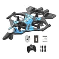 thumbnail image 2 of Avión RC Avión de control remoto Giro de 360 degree Listo para volar Fácil de controlar al aire libre azul con 1 batería, 2 of 9