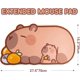 thumbnail image 2 of Mouse Pad - Kawaii Keyboard Gaming Computer Laptop Pad, Large Anti-Slip Rubber Base Desk Pad for Keyboard and Mouse Desktop Absorber Cover (Capybara), 2 of 4