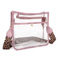 thumbnail image 1 of Bolso bandolera transparente de PVC transparente Bolso de viaje informal Simple para deportes de concierto, 1 of 6